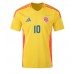 Colombia James Rodriguez #10 Replica Home Shirt Copa America 2024 Short Sleeve